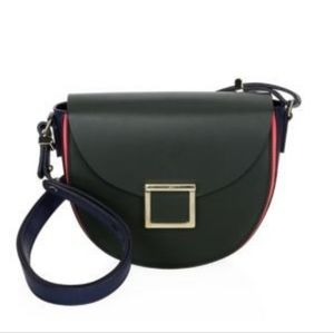 Colorblock Saddle Leather Bag - Jason Wu